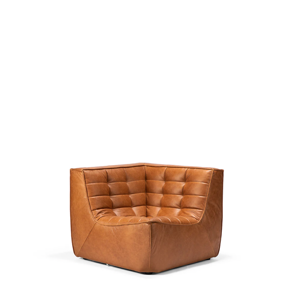Ethnicraft N701 Sofa Corner - Old Saddle