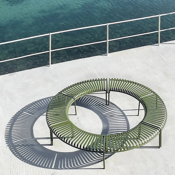 Palissade Park Dining Bench With Middle Leg by Ronan & Erwan Bouroullec