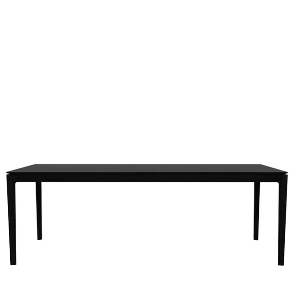 Ethnicraft Black Oak Bok Dining Table Open Room