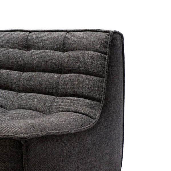 Ethnicraft N701 Sofa 1 Seater - Dark Grey Open Room