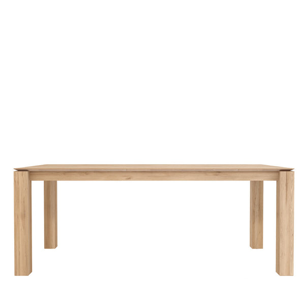 Ethnicraft Oak Slice Dining Table Open Room