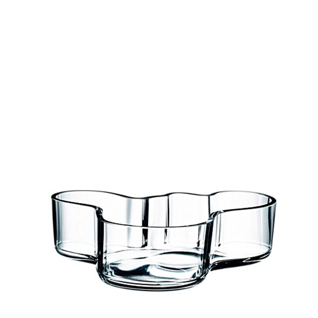 Medium Clear Bowl by Alvar Aalto