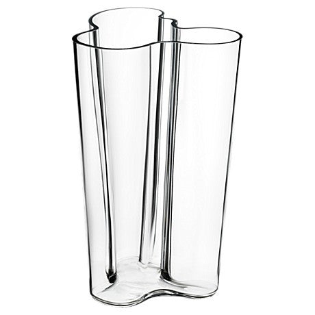 Vase Clear 251mm by Alvar Aalto