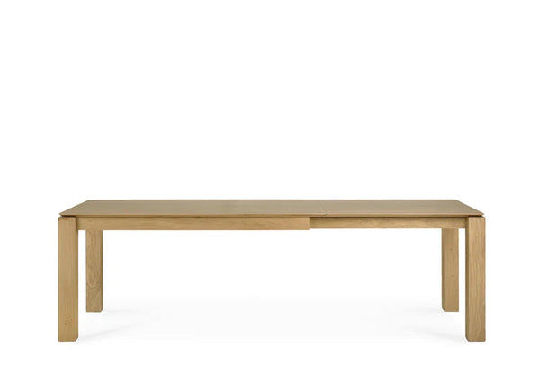 Ethnicraft Oak Slice Extendable Dining Table