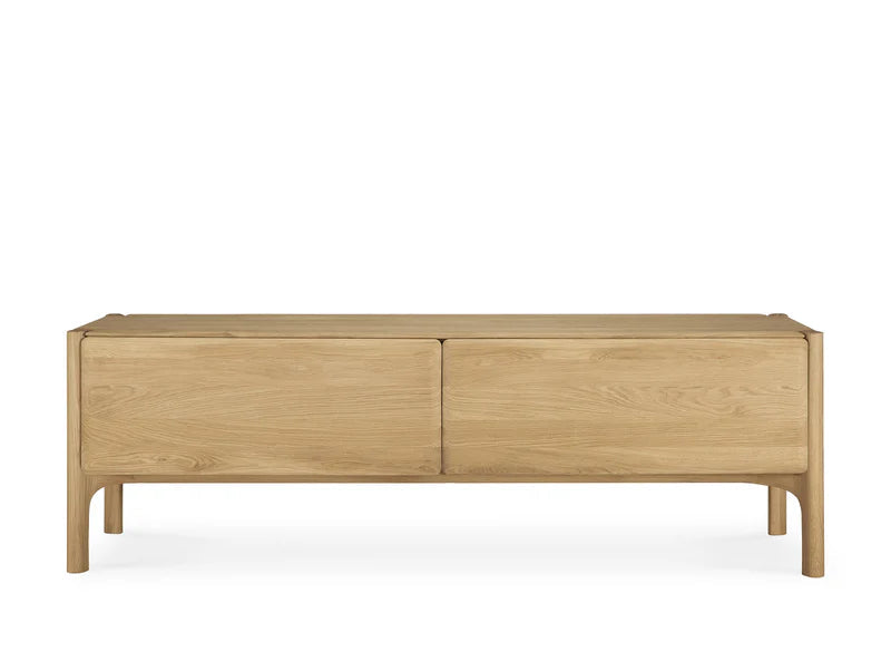 Ethnicraft Oak PI TV Cupboard - 1 Flip-down Door/1 Drawers