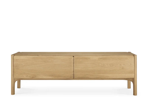 Ethnicraft Oak PI TV Cupboard - 1 Flip-down Door/1 Drawers