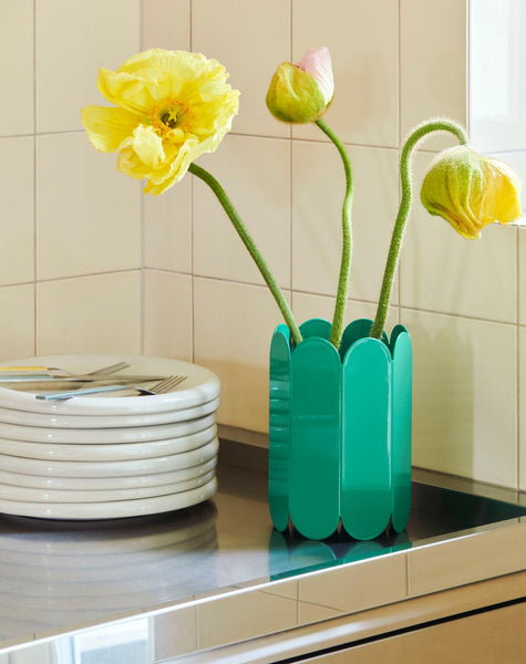 HAY Arcs Vase Emerald