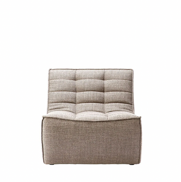 Ethnicraft N701 Sofa 1 Seater - Dark Beige