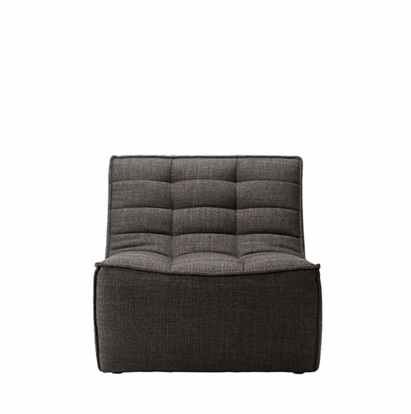 Ethnicraft N701 Sofa 1 Seater - Dark Grey