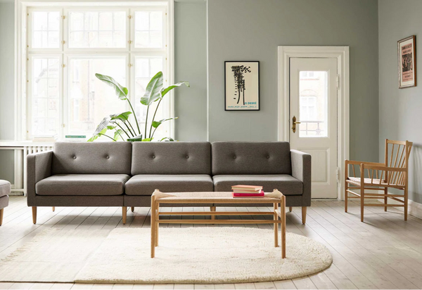 FDB Møbler L42 Sofa Oak Beige (Upminster) - ex display