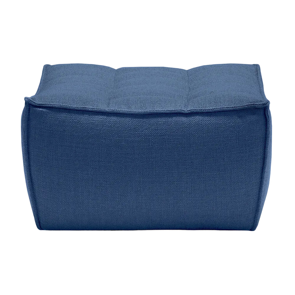 Ethnicraft N701 Ottoman - Blue