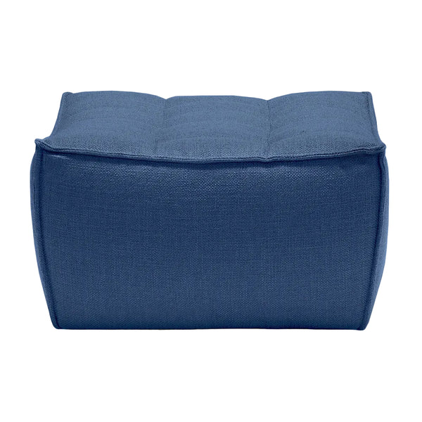 Ethnicraft N701 Ottoman - Blue