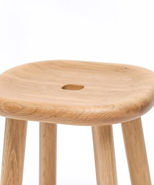 Jade Low Stool by Nathan Young Oak