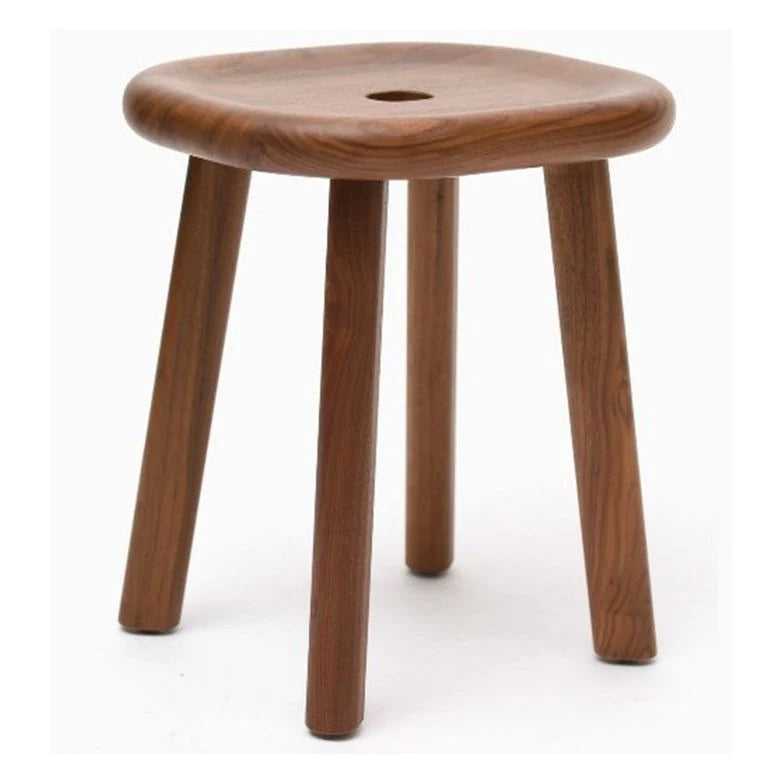 Jade Low Stool by Nathan Yong Walnut