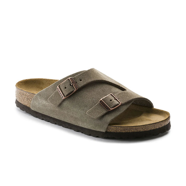 Birkenstock Zurich Taupe Suede Leather Regular