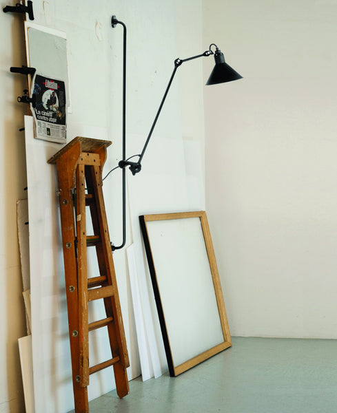 Bernard-Albin Gras N°214 Large Wall Lamp Open Room
