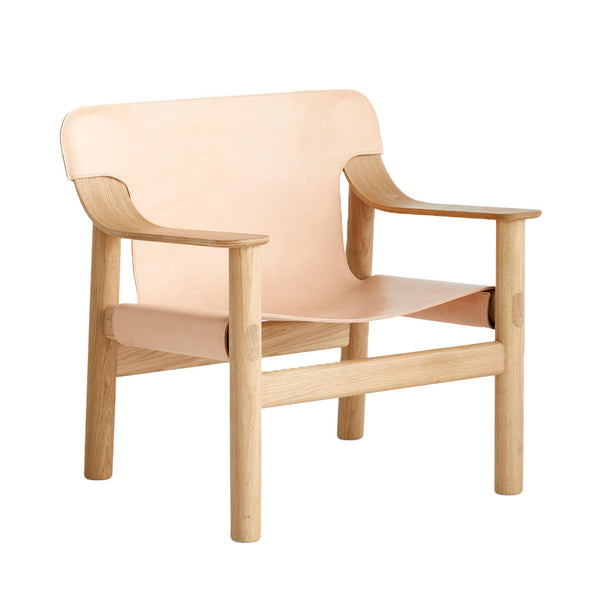 HAY Bernard Chair Natural Leather Open Room