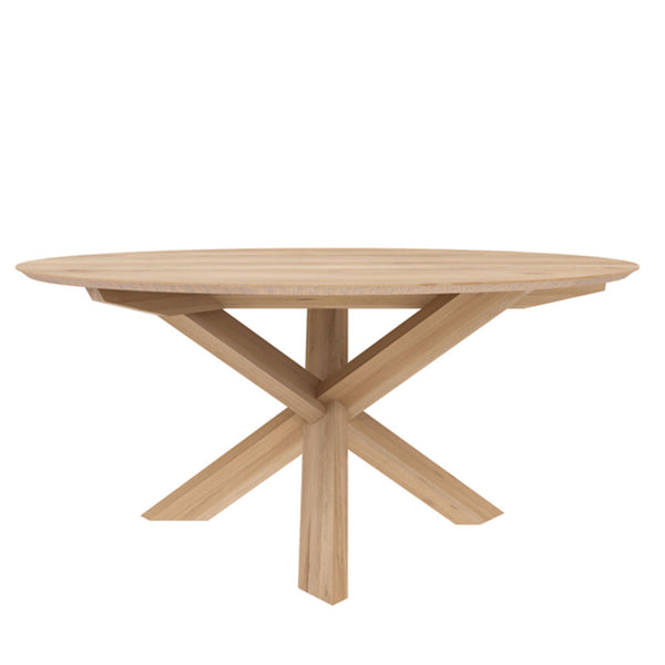 Ethnicraft Circle Oak Table Open Room