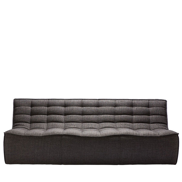 Ethnicraft N701 Sofa 3 Seater - Dark Grey Open Room