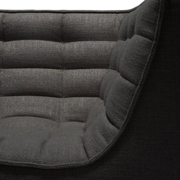 Ethnicraft N701 Sofa Corner - Dark Grey Open Room