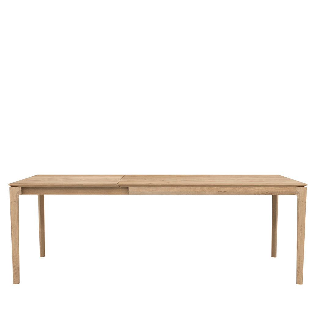 Ethnicraft Oak Bok Extendable Dining Table Open Room