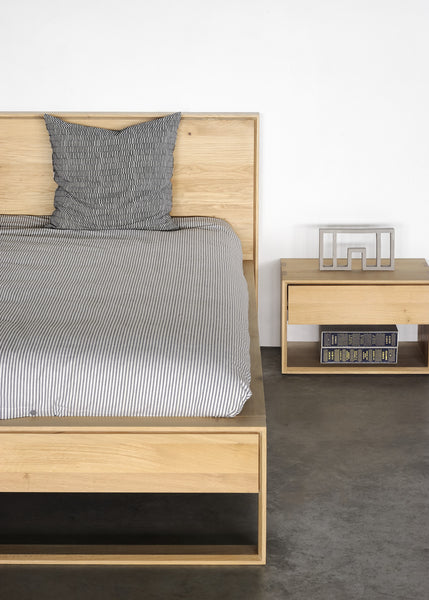 Ethnicraft Nordic II Oak Queen Bed