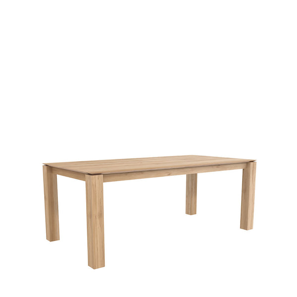 Ethnicraft Oak Slice Dining Table Open Room