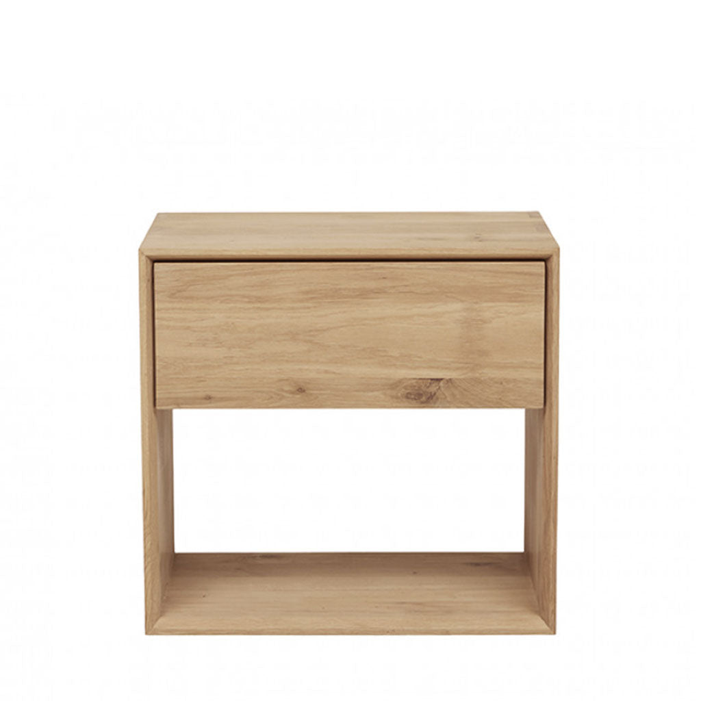 Ethnicraft Nordic Oak Bedside Table Tall