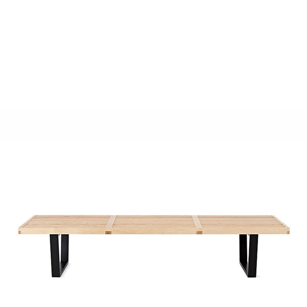 Open Room - Nelson™ Platform Bench with Black Base  - Large