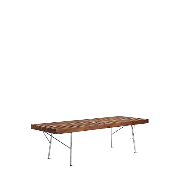 Nelson™ Platform Bench with Chrome Legs - Small - Open Room