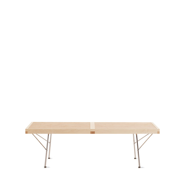 Nelson™ Platform Bench with Chrome Legs - Small - Open Room