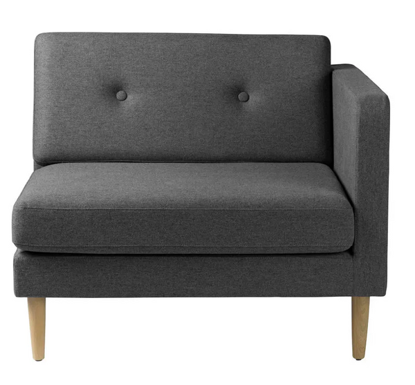 FDB Møbler L42 Sofa Right module 90 cm Oak
