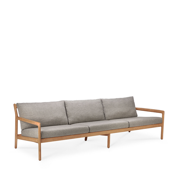 Ethnicraft Teak Jack outdoor sofa - 3 seater - mocha