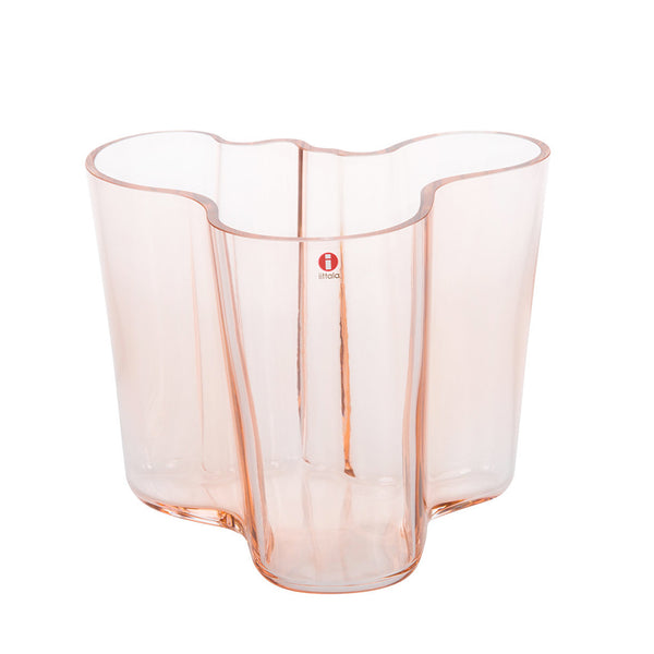 Vase Salmon 160mm By Alvar Aalto