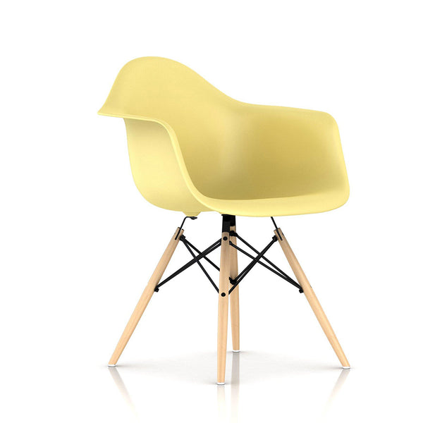 Eames® Moulded Plastic Wood Dowel base Armchair - Herman Miller- Open Room