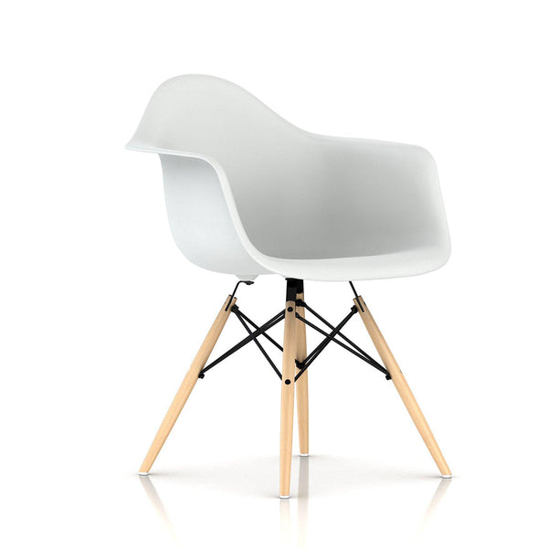 Eames® Moulded Plastic Wood Dowel base Armchair - Herman Miller- Open Room