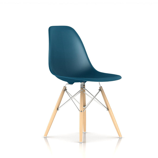 Eames® Moulded Plastic Wood Dowel base Chair - Herman Miller - Open Room