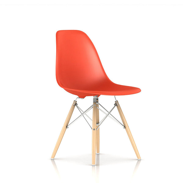 Eames® Moulded Plastic Wood Dowel base Chair - Herman Miller - Open Room