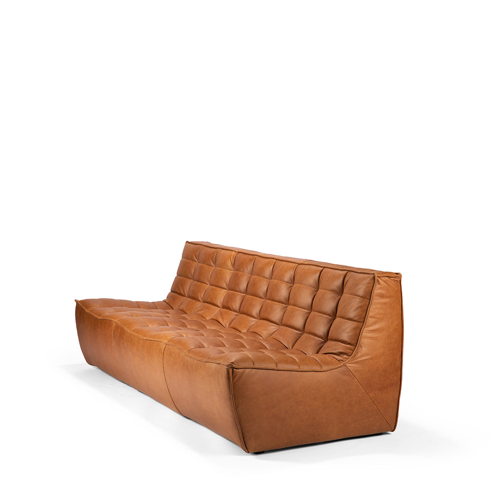 Ethnicraft N701 Sofa 3 Seater - Old Saddle